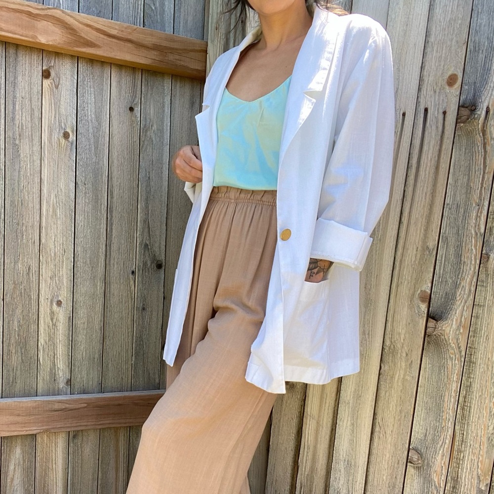 Linen Blend Blazer
